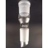 Reduction/expansion glass adapter 24/29 cone to 29/32 socket