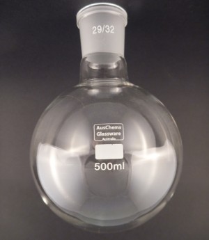 Round bottom boiling flask 1 neck 29/32 500mL